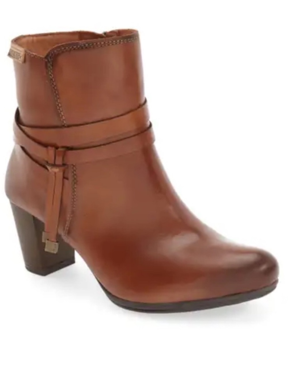 Pikolinos Verona Tasseled Brown Leather Ankle Boot Size EU 36 5.5 6 US Like New - Picture 12 of 13